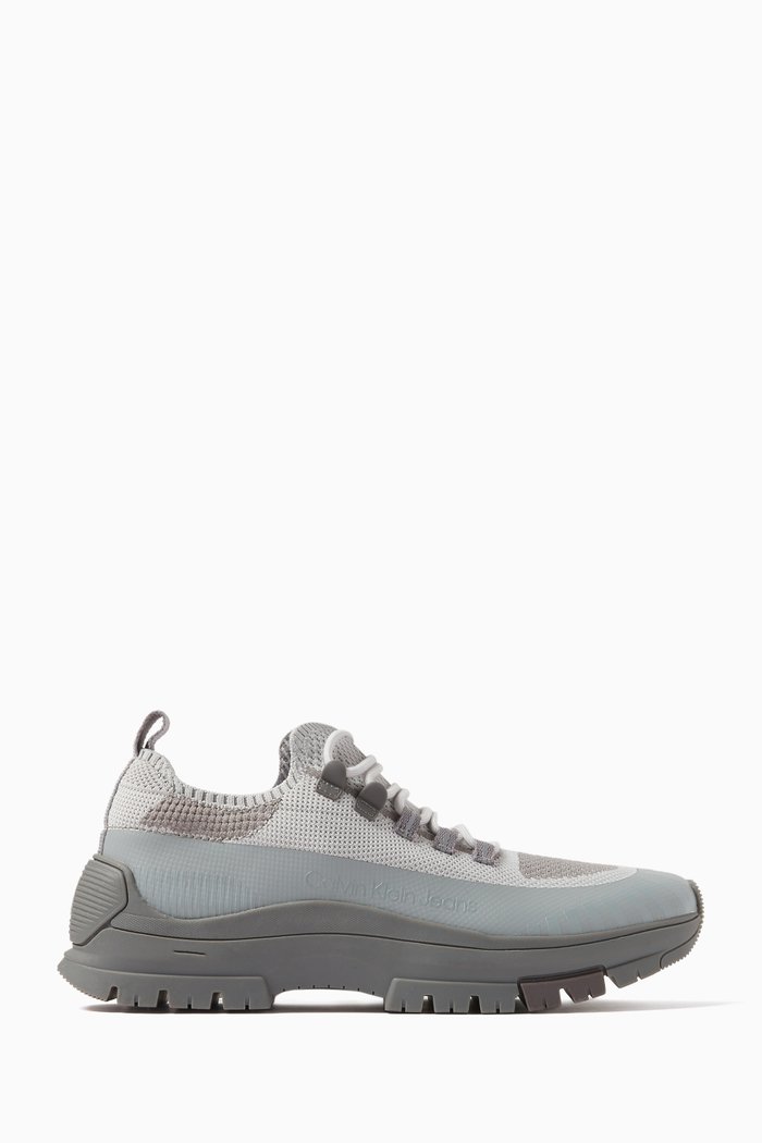 

Hybrid Lace-up Shoes, Grey