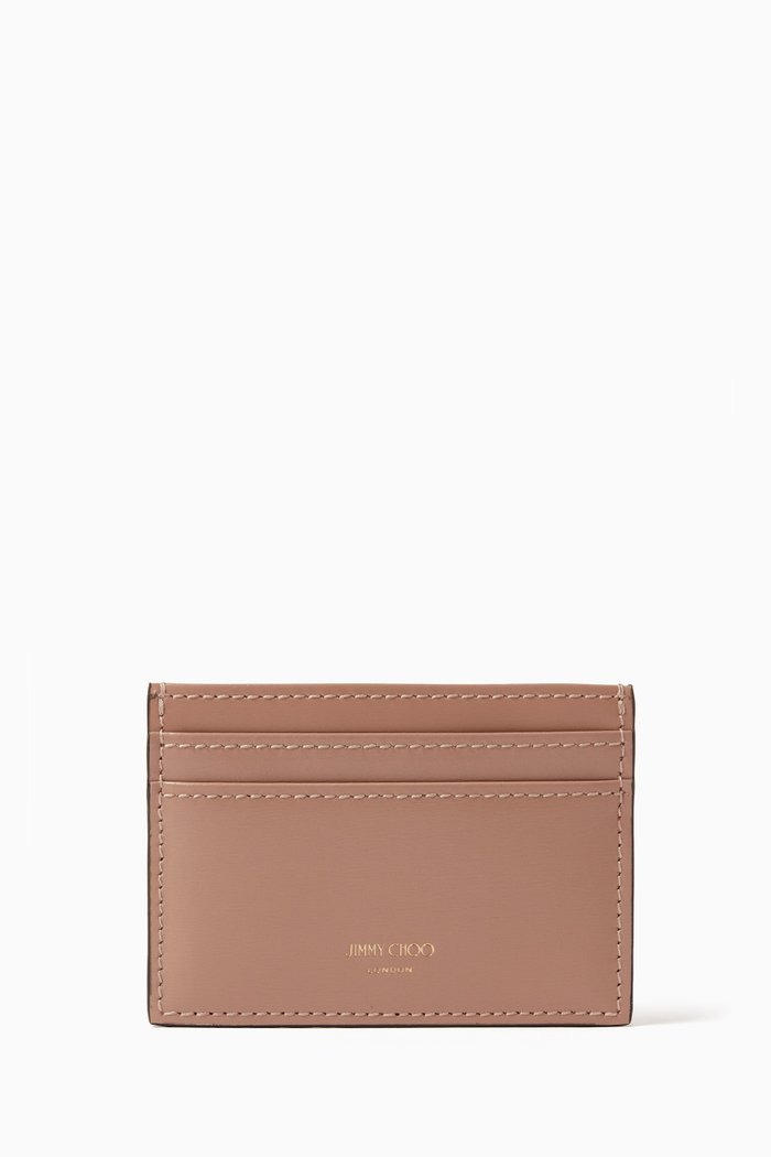 

Umika Card Holder in Bi-colour Leather, Pink
