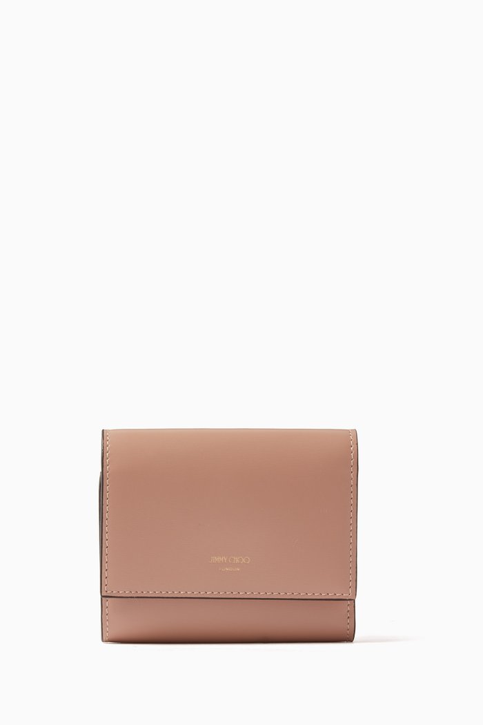 

Marinda Wallet in Bi-colour Leather, Pink
