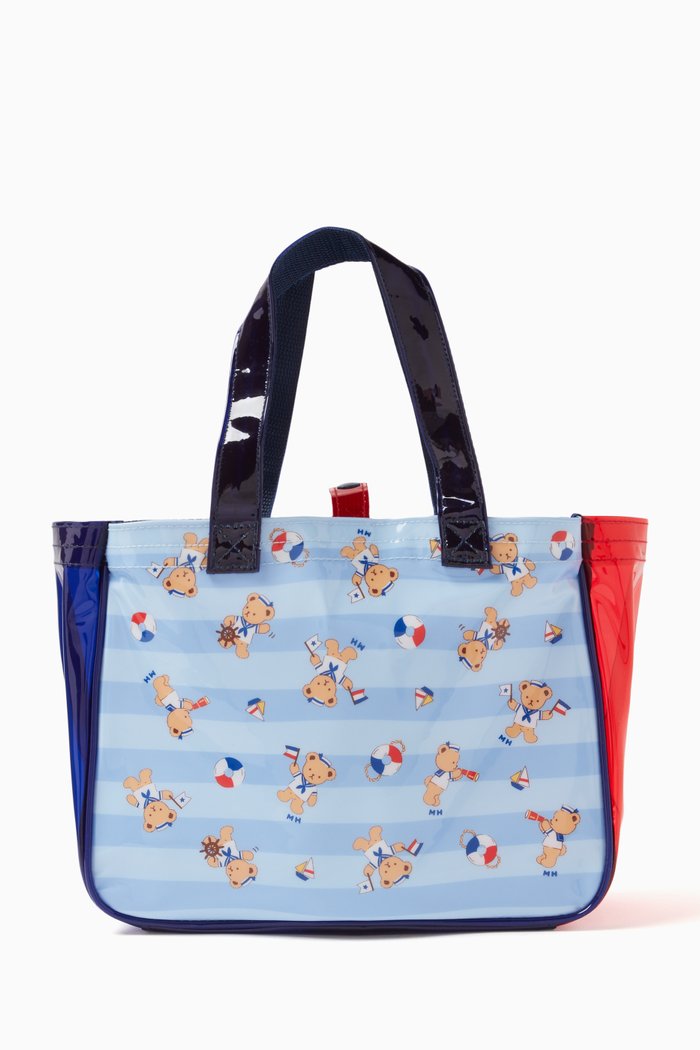 

Bear Beach Bag in PVC, Blue