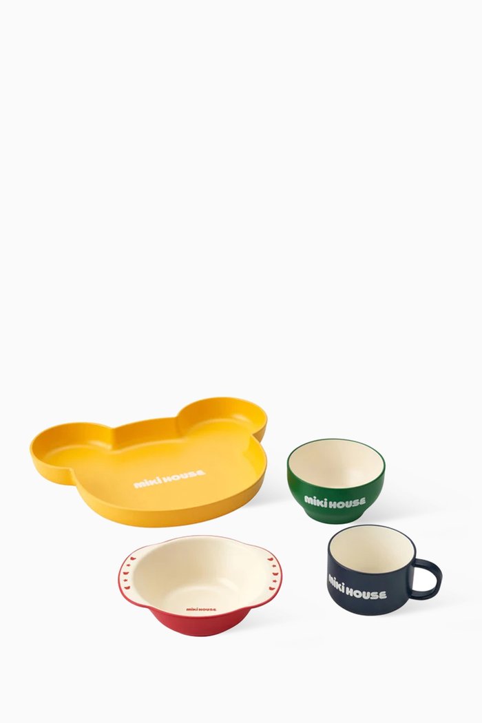 

Bear Tablewear Set in Synthetic Lacquerware, Multicolour