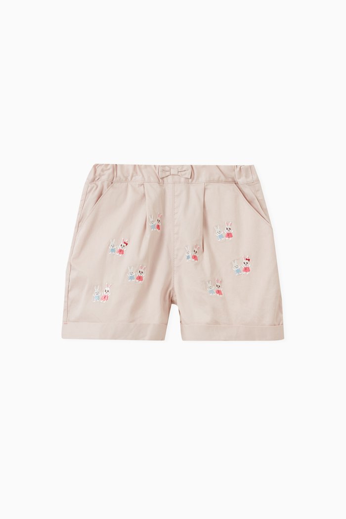

Hoppity Usako Bunny Shorts in Cotton Blend, Pink