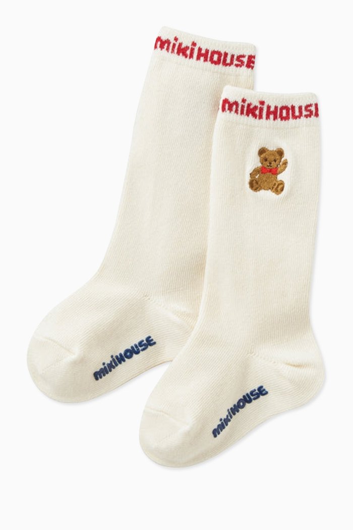 

Bear Tennis Socks in Cotton, White