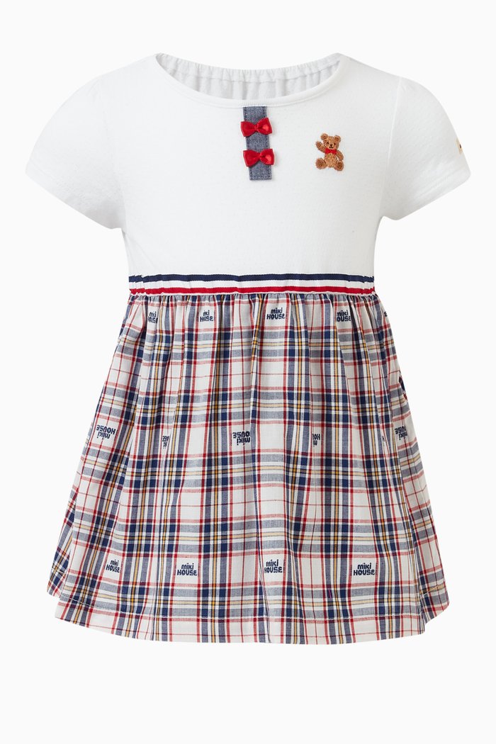 

Preppy in Plaid Romper in Cotton, Blue