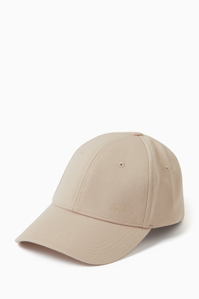 

Logo Elevated Cap in Organic Cotton-twill, Grey