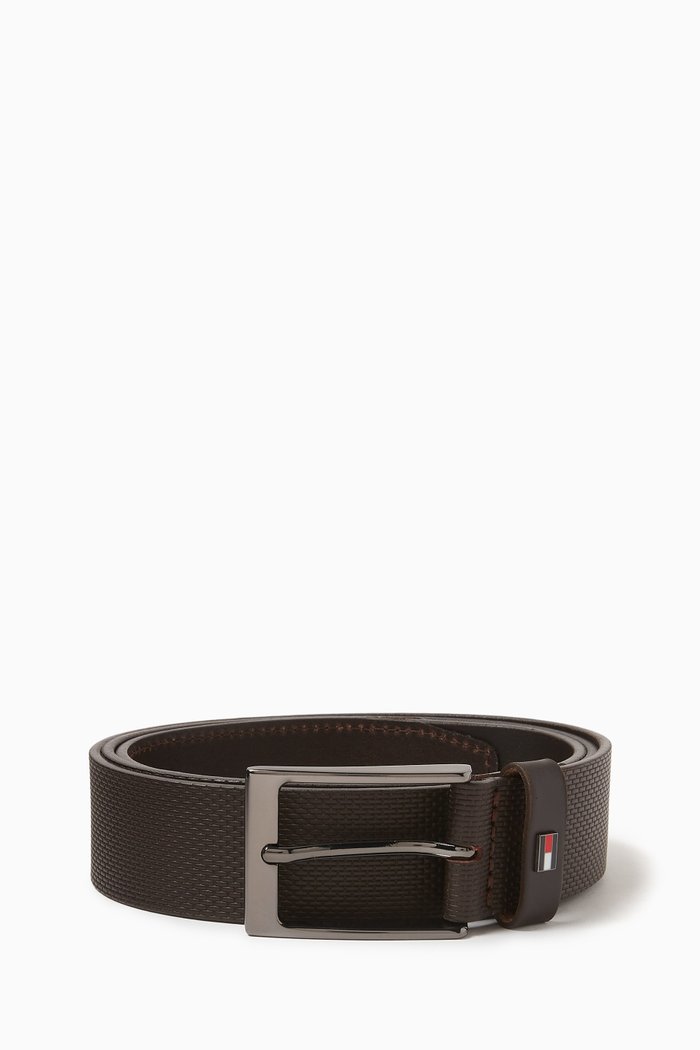 

Layton Belt in Smooth Leather, Brown