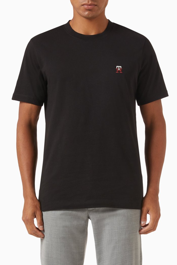 

Logo T-shirt in Cotton Jersey, Black