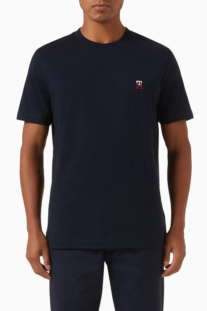 

Logo T-shirt in Cotton Jersey, Blue