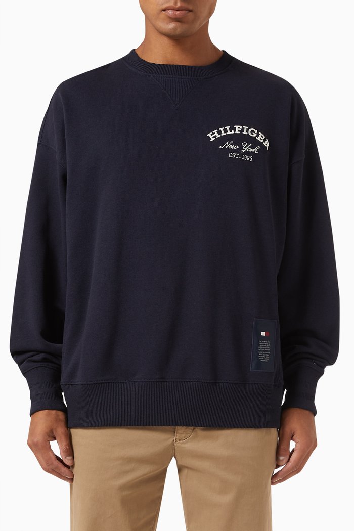 

Logo Archive Sweatshirt in Cotton, Blue