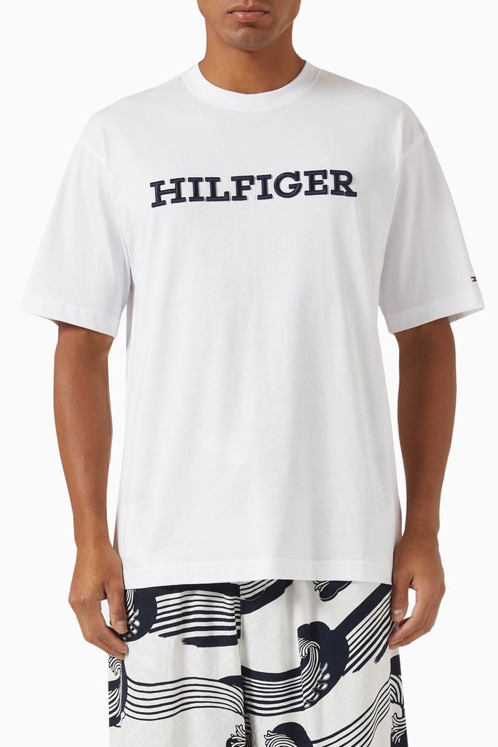 

Monotype Logo T-shirt in Cotton Jersey, Neutral
