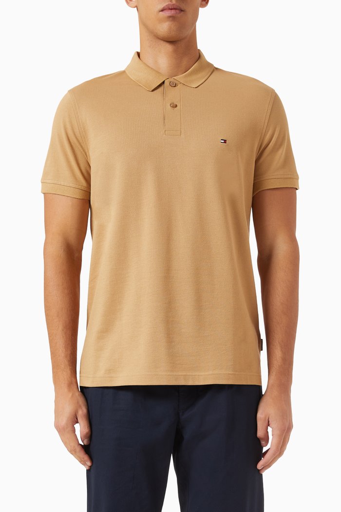 

Logo Polo in Cotton Pique, Neutral