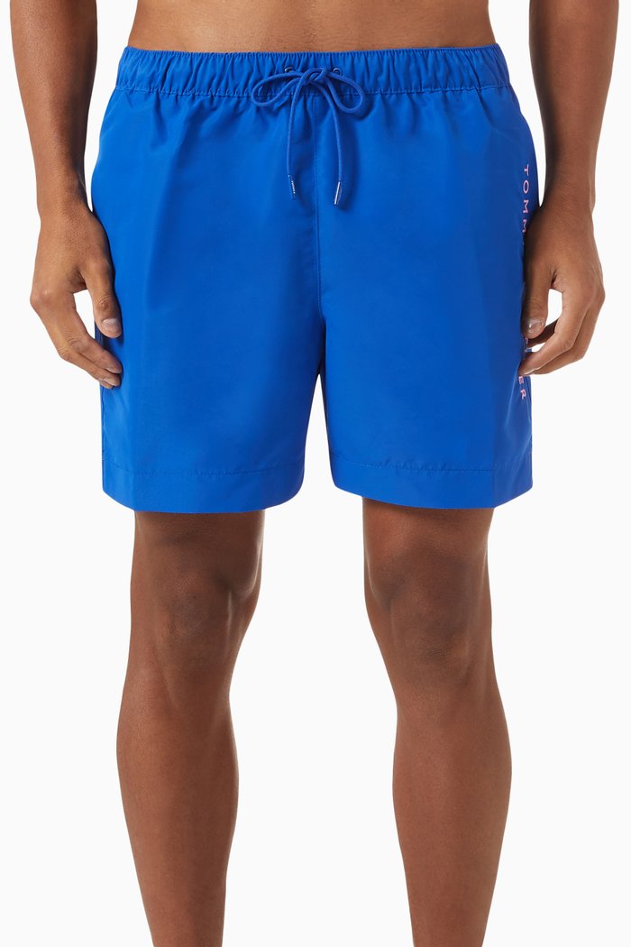 

Logo Swim Shorts in Recycled Nylon, Blue