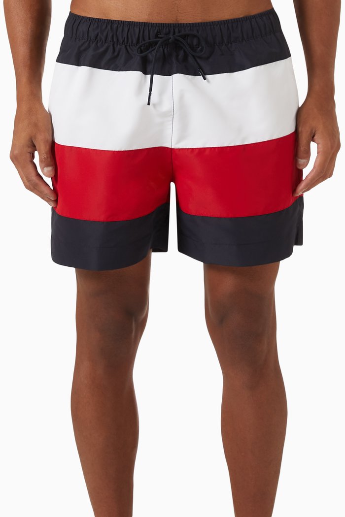 

Striped Swim Shorts, Multicolour