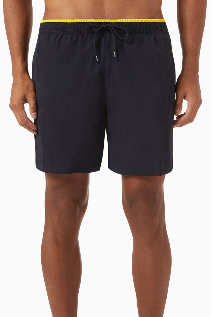 

Contrast-trimmed Swim Shorts, Blue