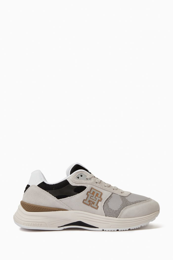 

Modern Prep Sneakers II in Leather, White