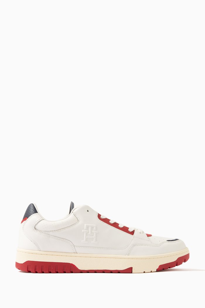 

Basket Best Sneakers in Leather, White