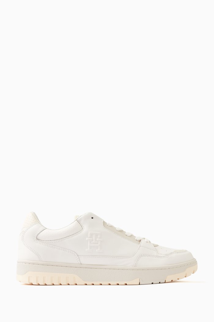 

Basket Best Sneakers in Leather, White