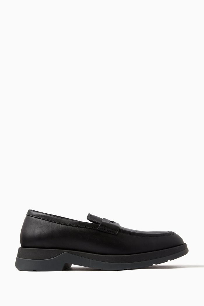 

Loafers in Leather, Black