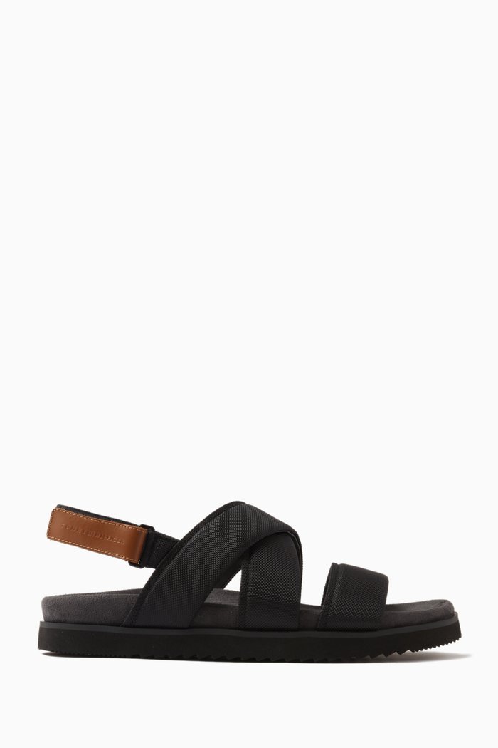 

Mix Strappy Sandals, Black