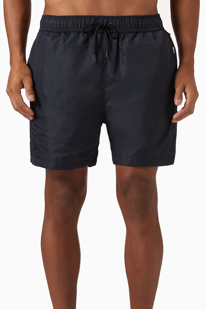 

5 Volley Swim Shorts in Nylon, Black