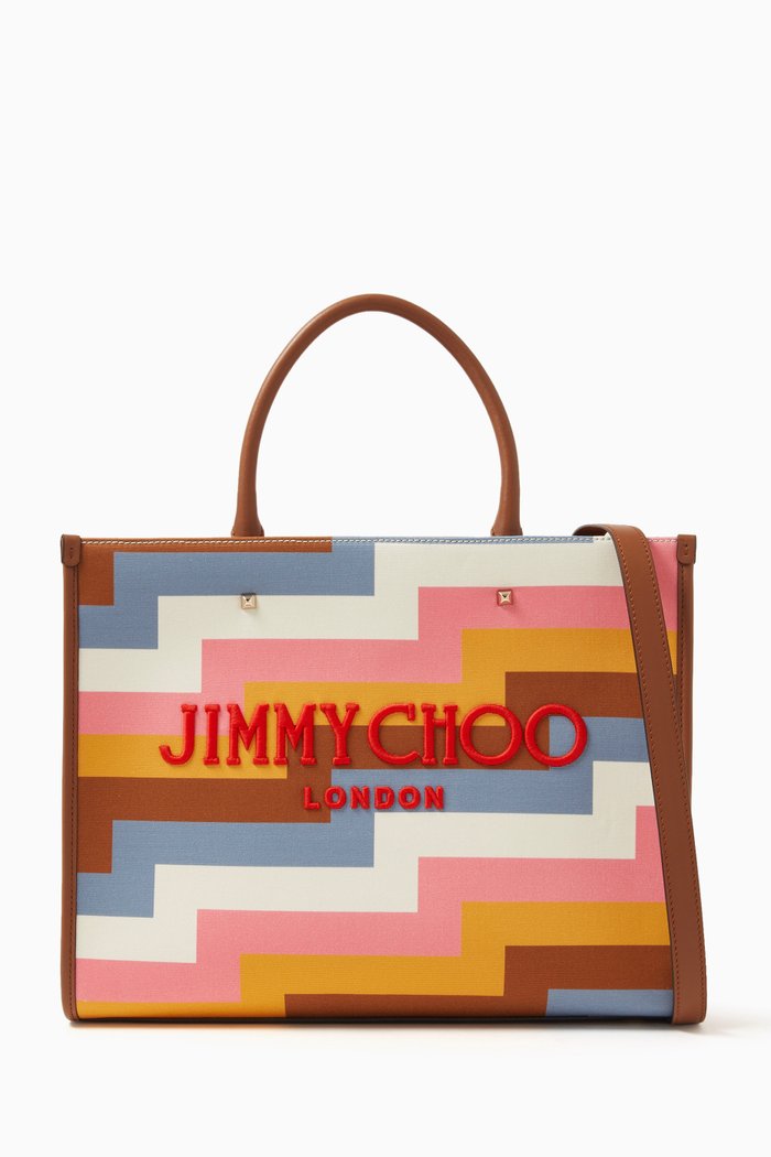 

Avenue M Tote Bag in Printed-canvas, Multicolour