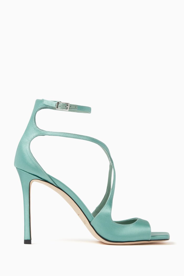 

Azia 95 Sandals in Satin, Green