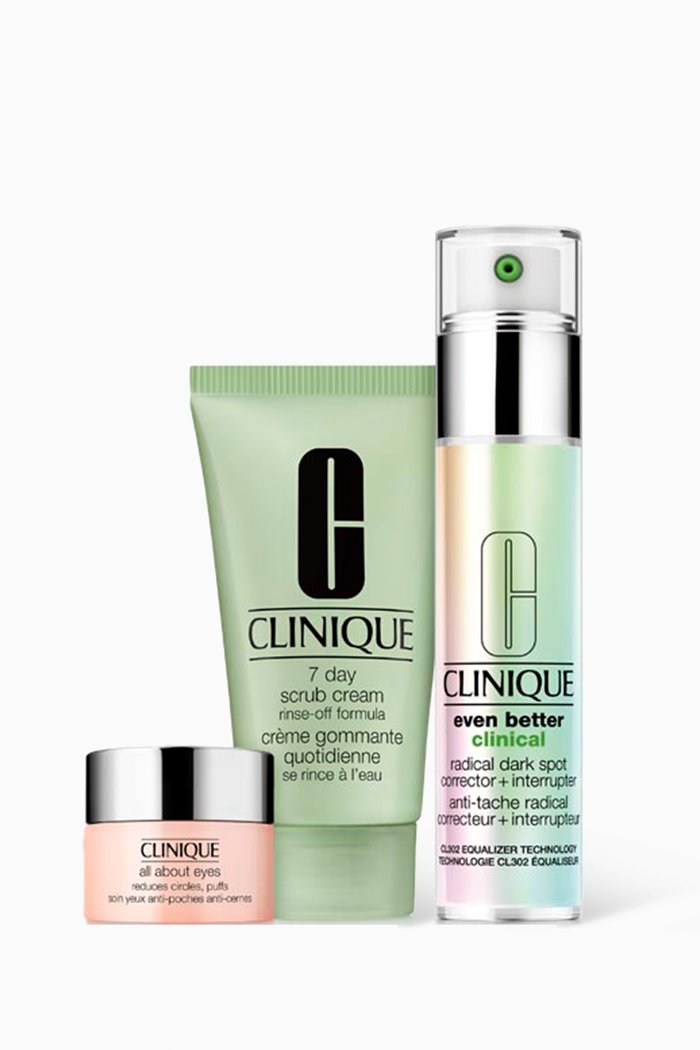 

On The Bright Side: Brightening Skincare Set, 28% savings, Colourless