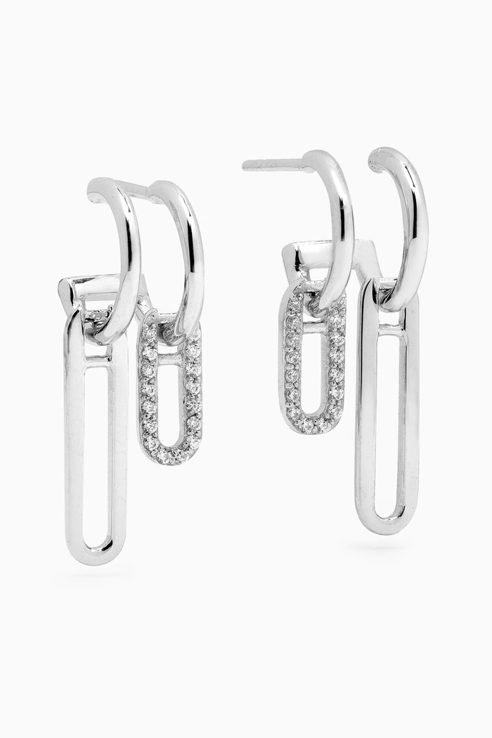 

Nexa Drop Earrings in Sterling Silver