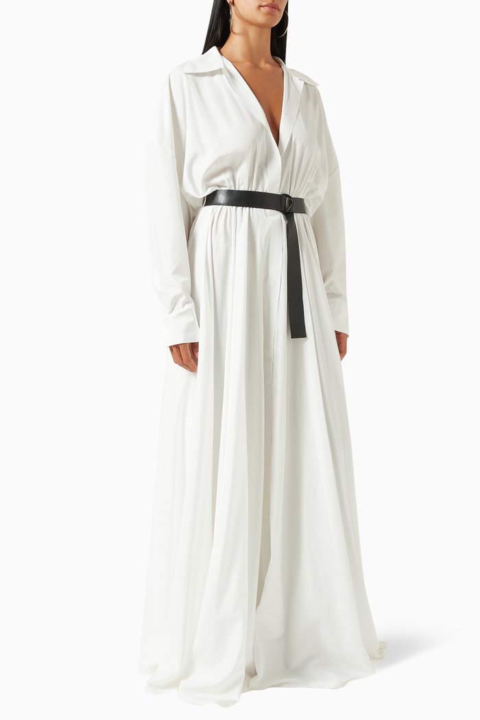 

Super-oversized Boyfriend NK Shirt Gown, White