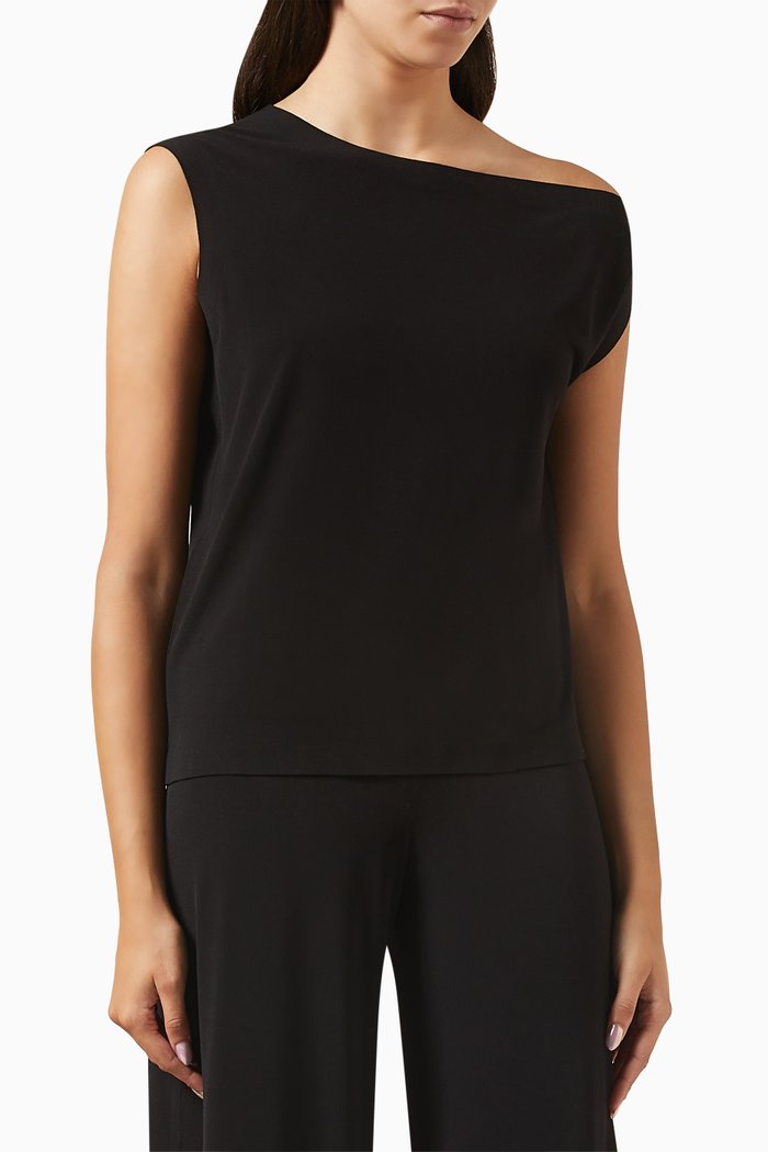 

Drop Shoulder Top, Black