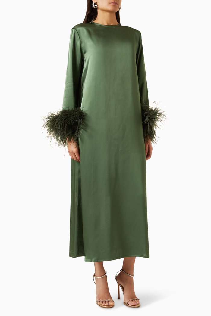 

Suzi Maxi Dress in EcoVero™, Green