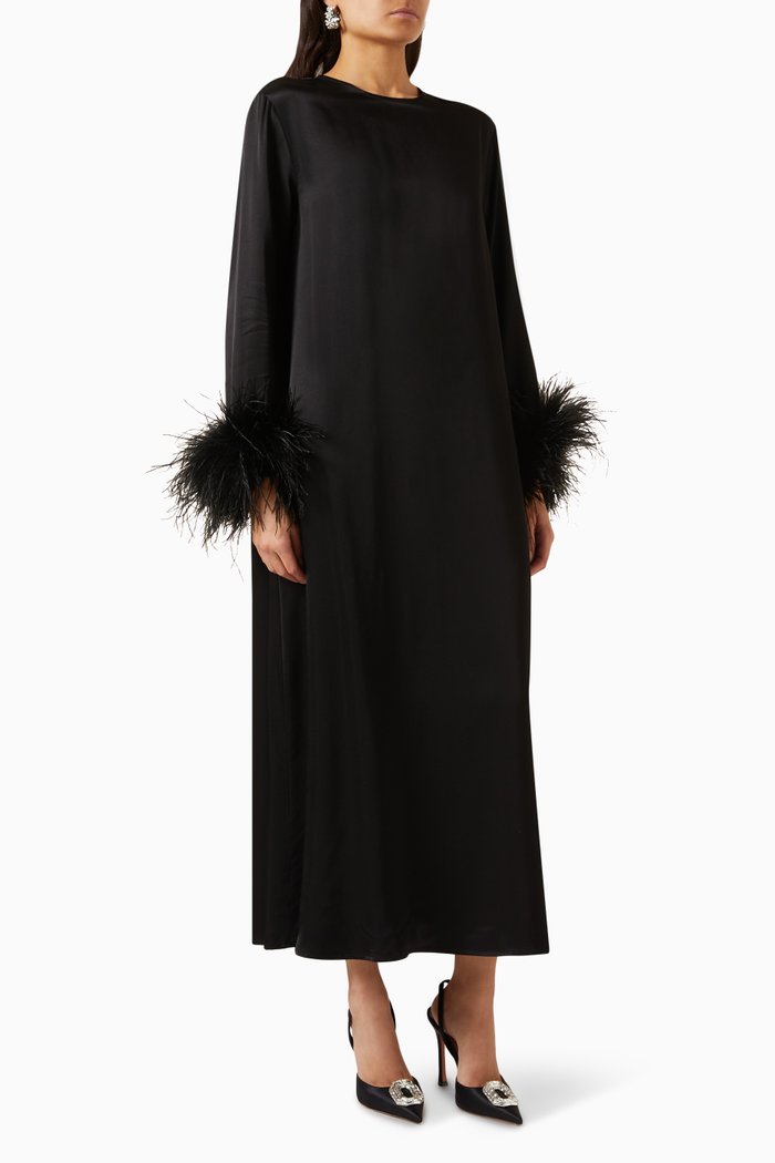 

Suzi Maxi Dress in EcoVero™, Black