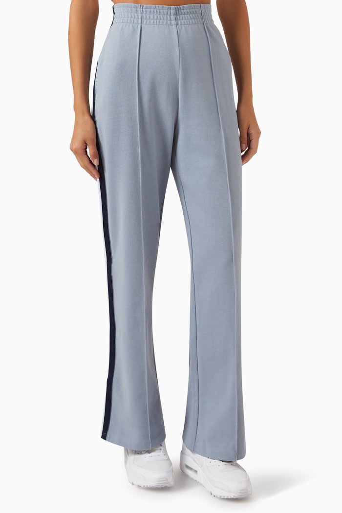 

Monte High-rise Pants in Stretch Organic-cotton, Blue