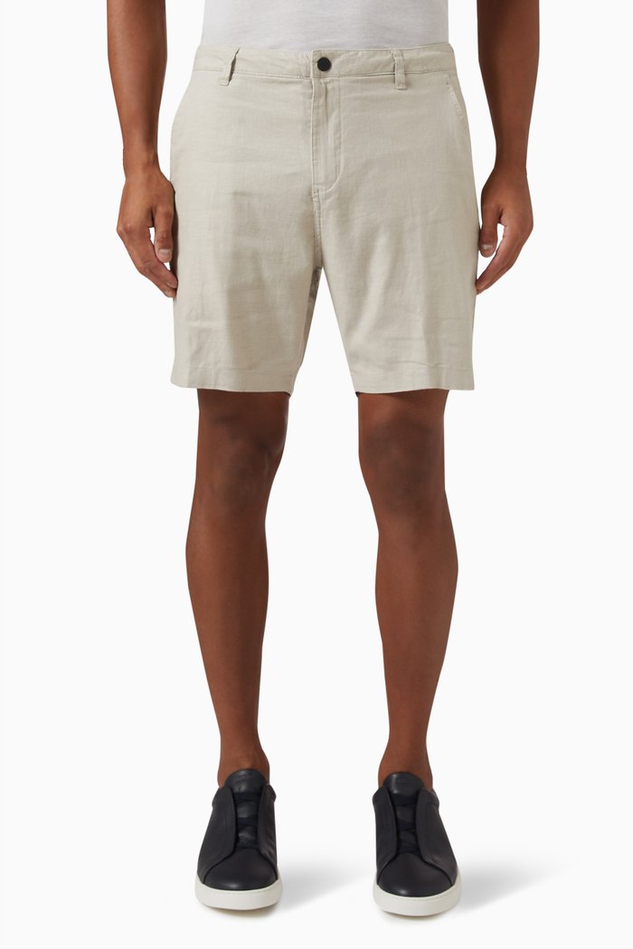 

Traveler Shorts in Linen-blend Stretch, Brown