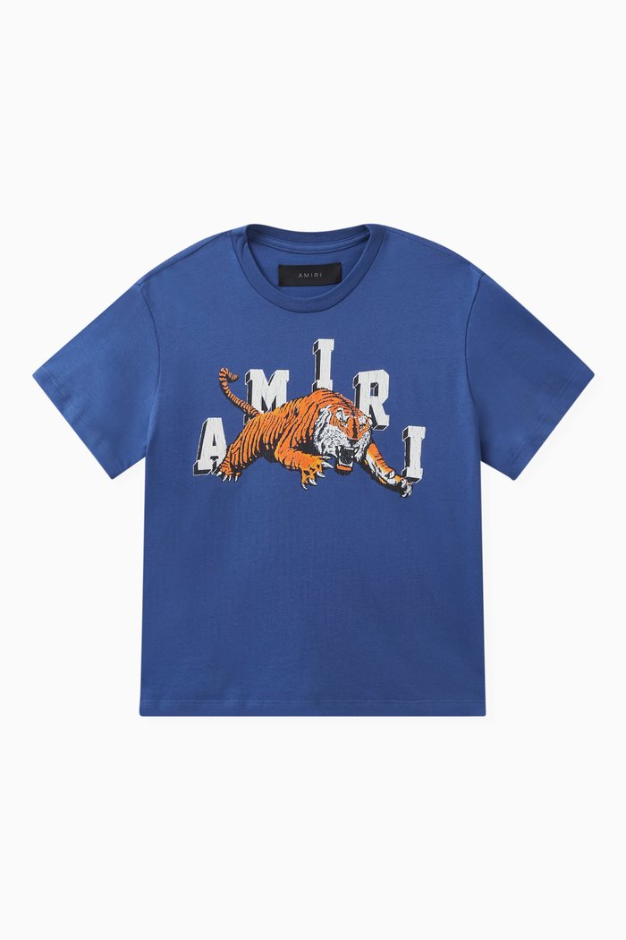 

Vintage Tiger T-shirt in Cotton, Blue