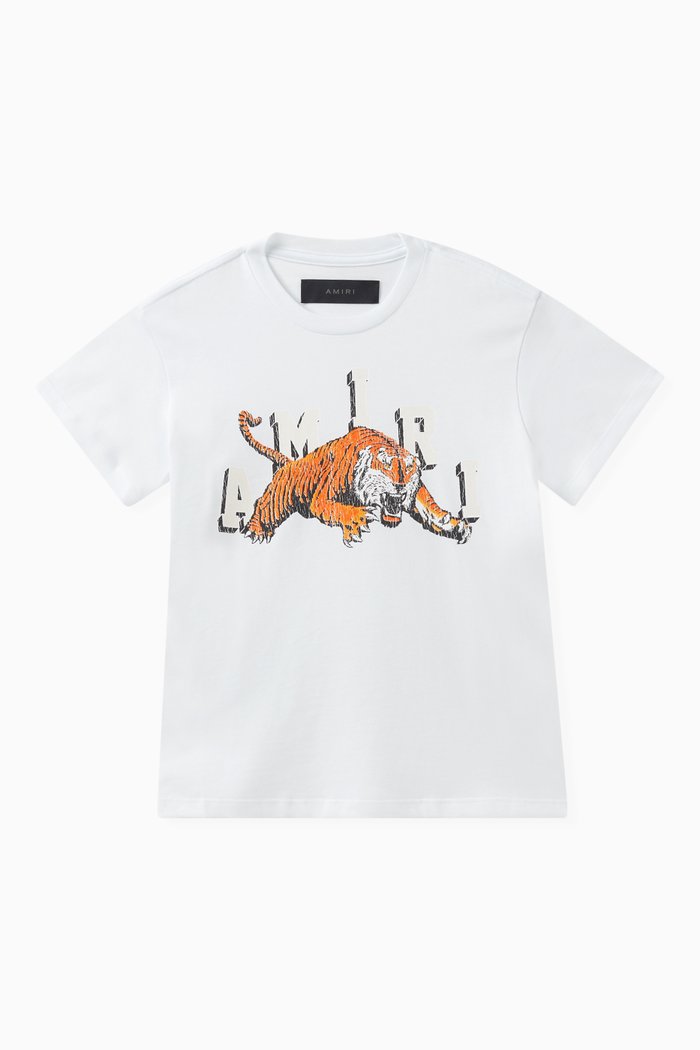 

Vintage Tiger T-shirt in Cotton, White