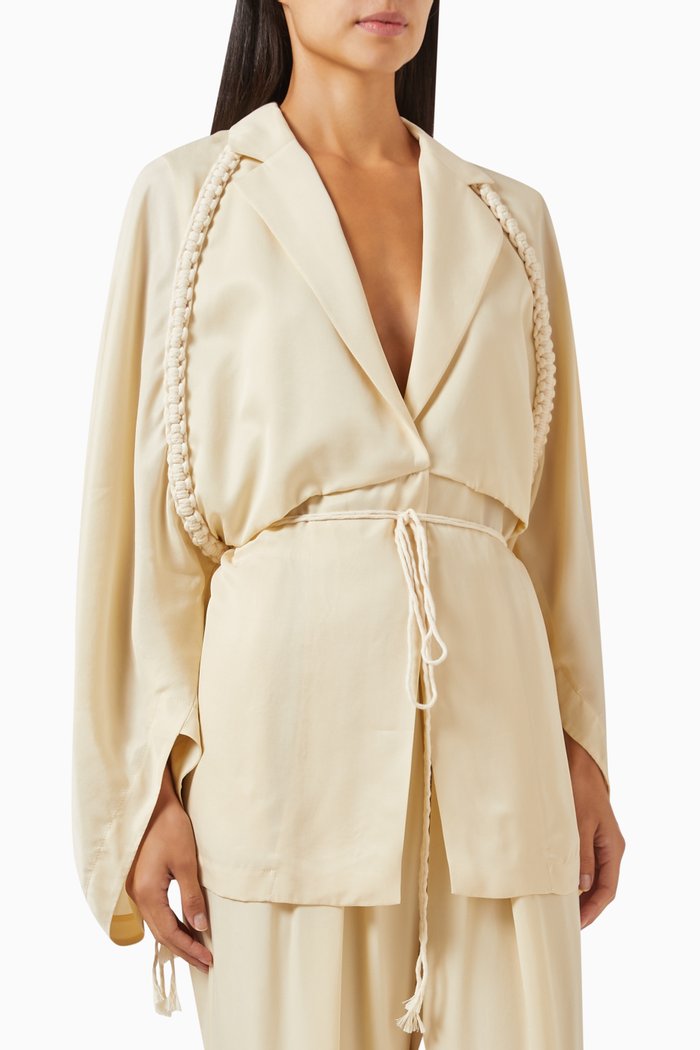 

Braided Detail Jacket, Neutral