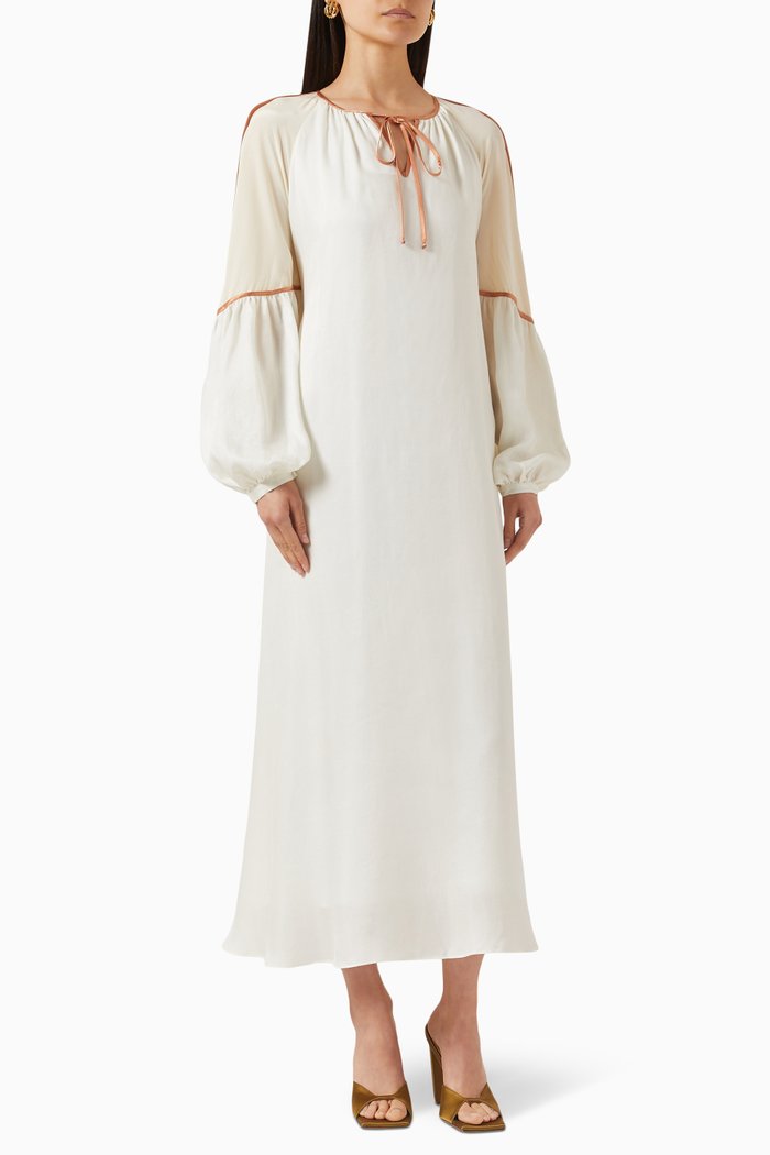 

Maxi Dress in Lyocell, Neutral