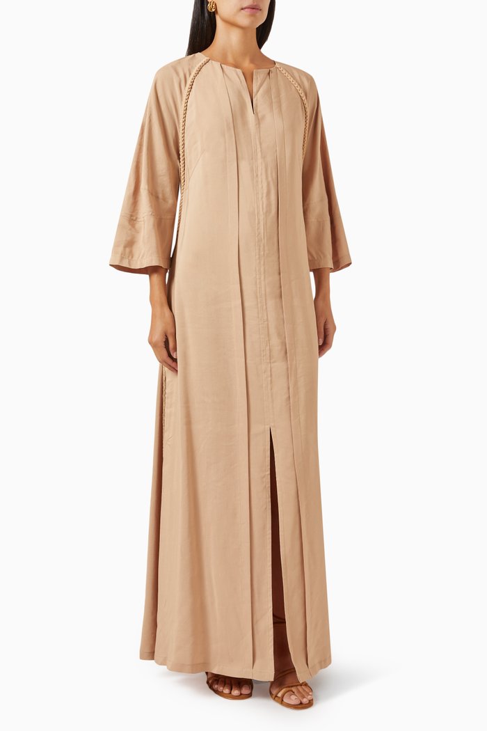 

Maxi Dress in Viscose, Brown