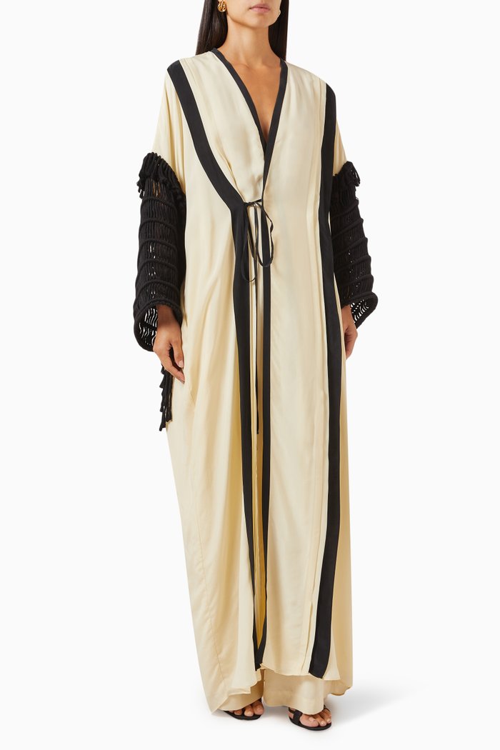

Two-tone Abaya, Neutral