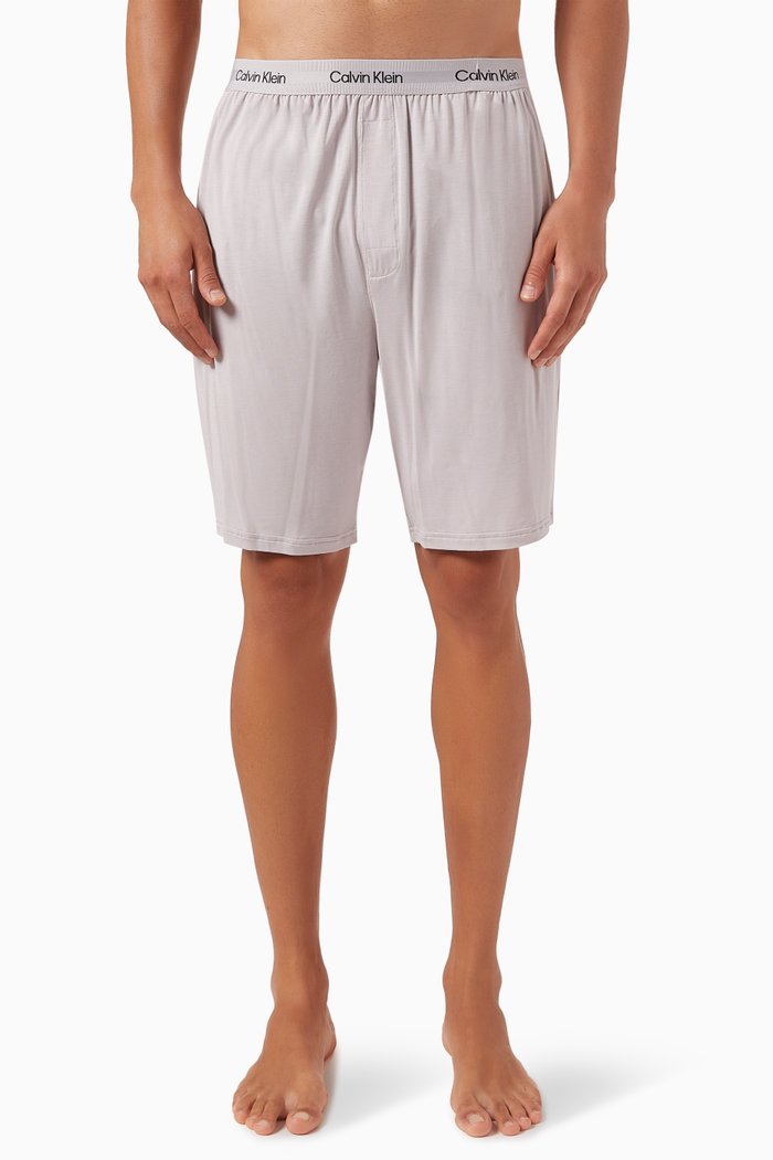 

Sleep Shorts in Cotton Jersey, Neutral