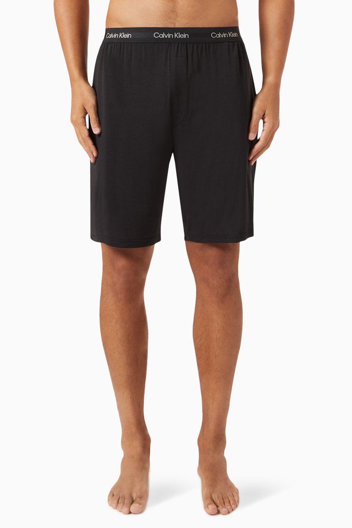 

Sleep Shorts in Cotton Jersey, Black