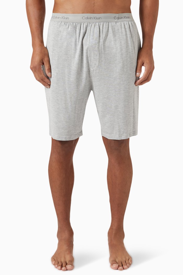 

Sleep Shorts in Cotton Jersey, Grey