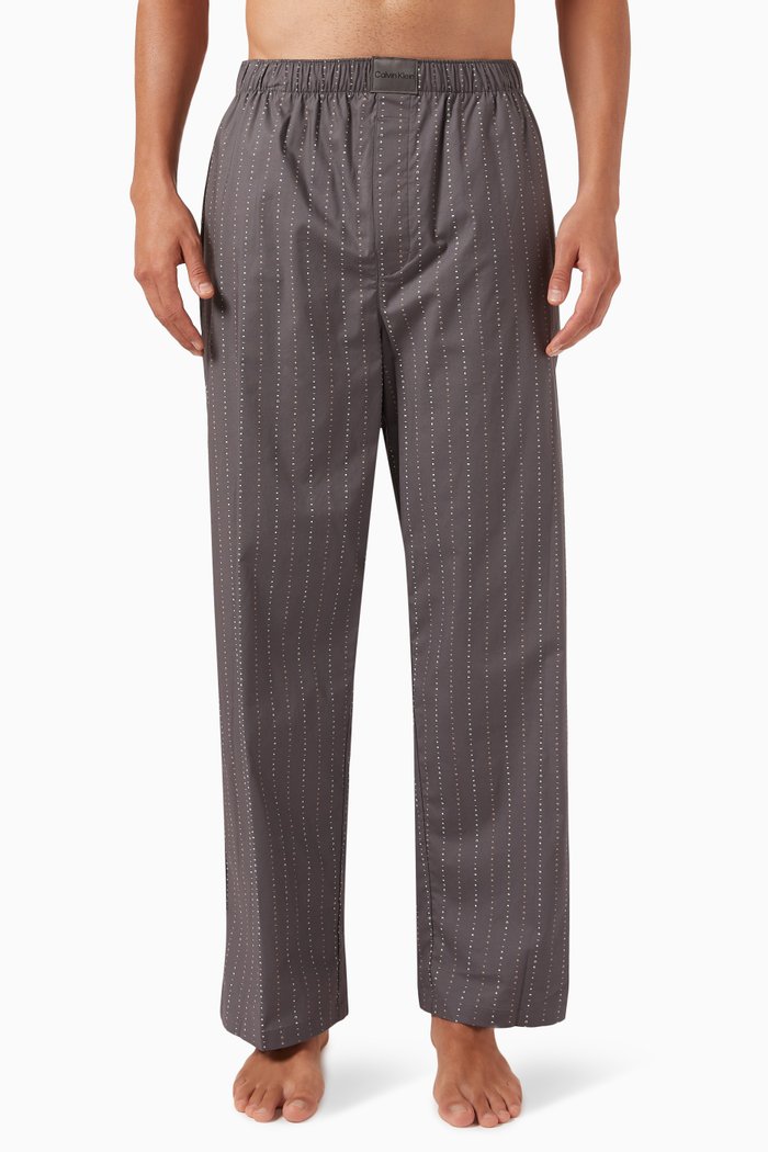 

Logo Pyjama Pants in Recycled Stretch-cotton, Grey