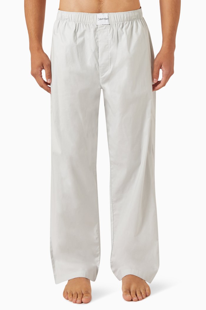 

Logo Pyjama Pants in Recycled Stretch-cotton, Grey