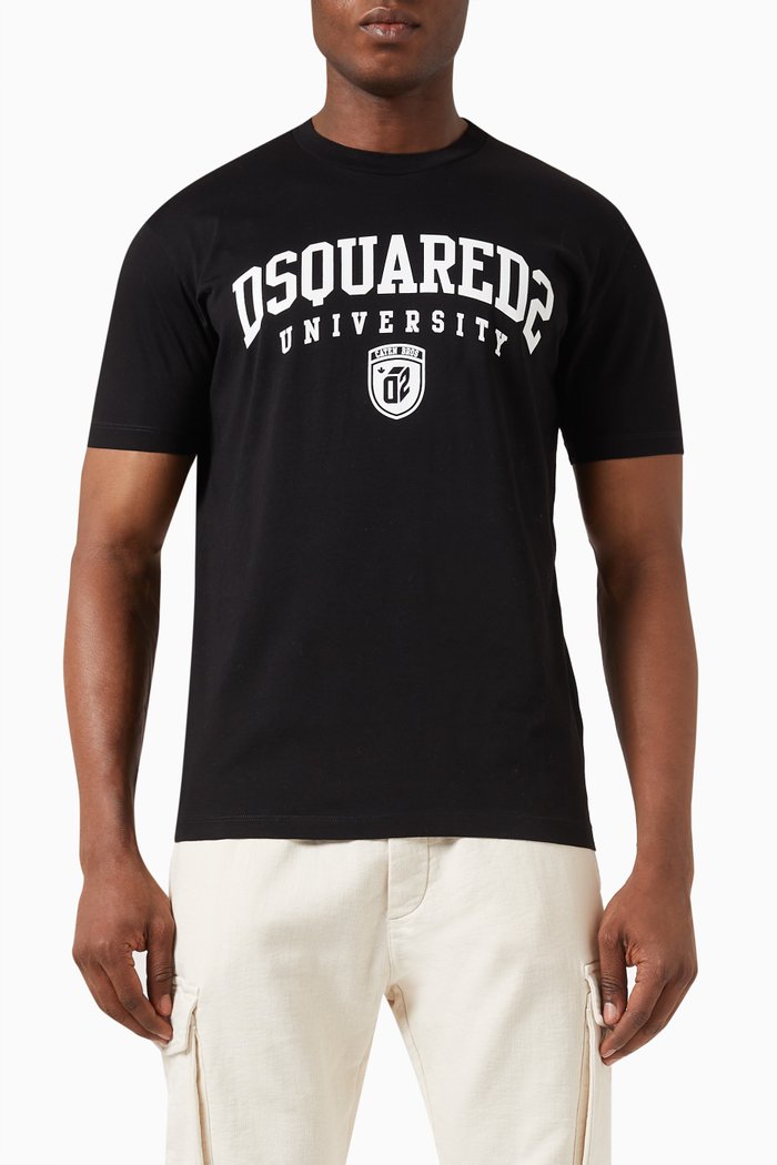 

Logo T-shirt in Cotton Jersey, Black
