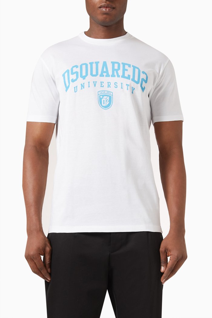 

Logo T-shirt in Cotton Jersey, White