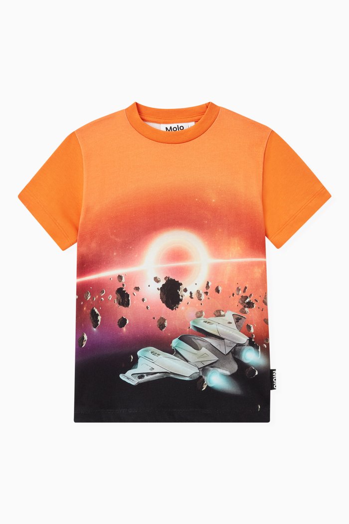

Roxo Sun Power T-shirt in Cotton-jersey, Orange