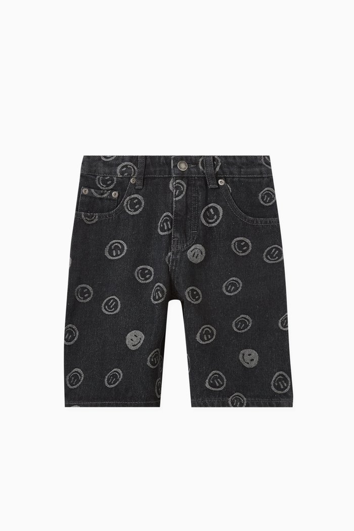 Happiness Shorts in Denim, Black