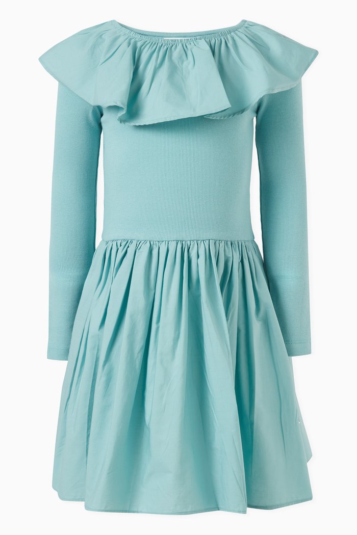 

Cille Dress in Cotton-jersey, Blue